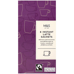 Marks and Spencer 8 Instant Latte Sachets