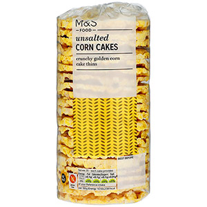Marks and Spencer Unsalted Corn Cakes