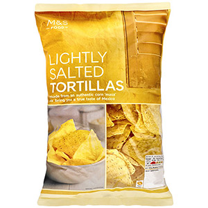 Marks and Spencer Lightly Salted Tortillas