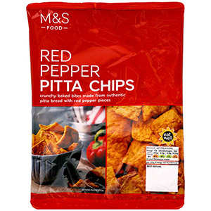 Marks and Spencer Red Pepper Pitta Chips