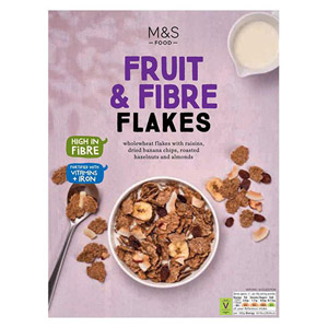 Marks and Spencer Fruit And Fibre Flakes