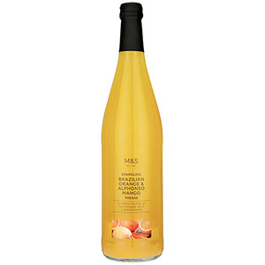 Marks and Spencer Sparkling Orange Mango Presse