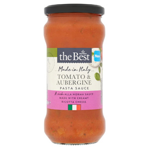 Morrisons The Best Tomato & Aubergine Pasta Sauce