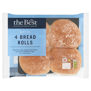 Morrisons The Best White Bread Rolls