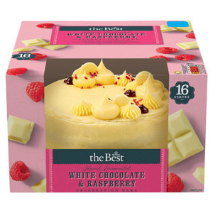 Morrisons The Best White Chocolate & Raspberry Cake