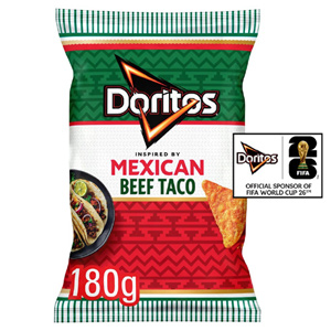 Doritos Sizzling Beef Taco (Bulk Buy Pack Of 6)