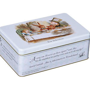 New English Teas Alice in Wonderland Tin 100 Teabags