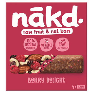 Nakd Free From Berry Delight Multipack 4 Pack