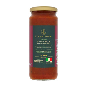 Exceptional By Asda Italian Sugo Alla Bolognese