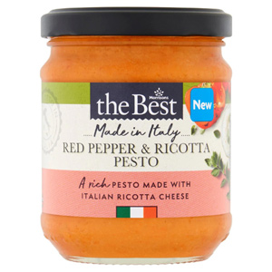 Morrisons The Best Red Pepper & Ricotta Pesto