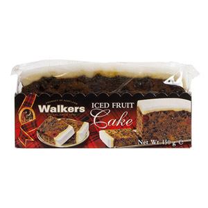 Walkers Iced Rich Fruit Slab Cake