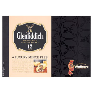Walkers Glenfiddich Luxury Mincemeat Tarts