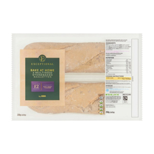 Exceptional By Asda Multiseed Stonebaked Baguettes