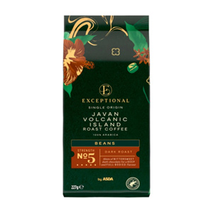 Exceptional By Asda Javan Volcanic Island Roast Coffee Beans