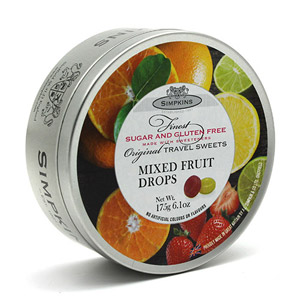 Simpkins Sugar Free Mixed Fruit Travel Sweets x 6