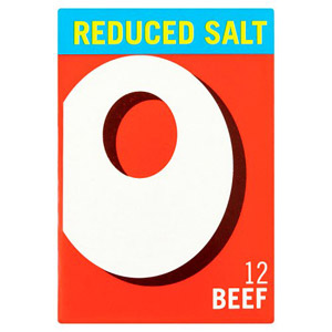 Oxo Reduced Salt Cube Beef 12 Pack