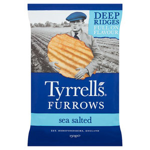 Tyrrells Crisps Sea Salted Furrows