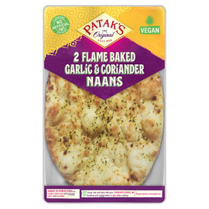 Pataks Garlic & Coriander Naan Bread 2 Pack