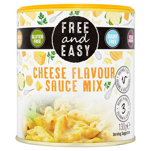 Free and Easy Dairy Free Cheese Sauce Mix
