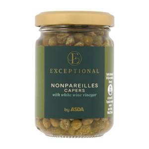 Exceptional By Asda Nonpareilles Capers with White Wine Vinegar