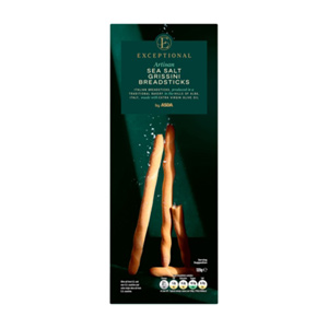 Exceptional By Asda Artisan Sea Salt Grissini Breadsticks