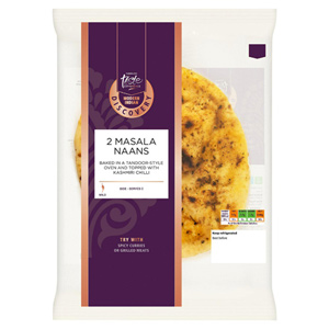Sainsbury's D Kashmiri Masala Naan, Taste the Difference