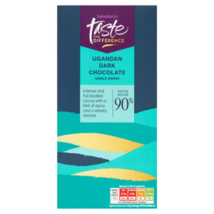 Sainsbury's Ugandan Dark Chocolate, Taste the Difference