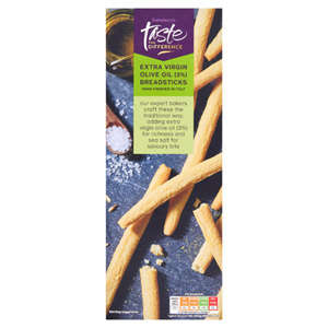 Sainsbury's Extra Virgin Olive Oil 3% Breadsticks, Taste the Difference