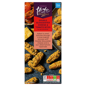 Sainsbury's Double Gloucester Cheese & Tomato Mini Bites, Taste the Difference