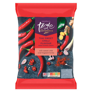 Sainsbury's Thai Sweet Chilli Crisps, Taste The Difference