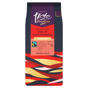 Sainsbury's Fire Up Your Morning Ground, Taste the Difference
