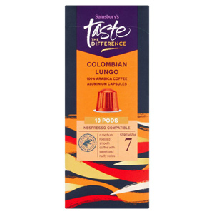Sainsbury's Colombian Lungo, Taste the Difference x10