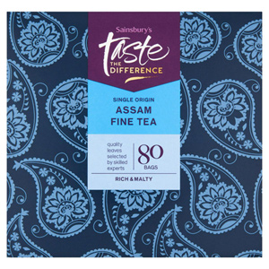 Sainsburys Taste the Difference Assam Tea Bags x80