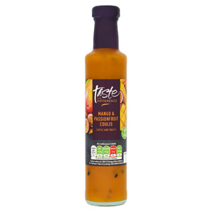 Sainsburys Taste the Difference Mango & Passionfruit Coulis