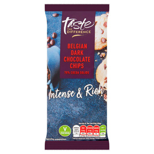 Sainsburys Taste The Difference Belgian Dark Chips