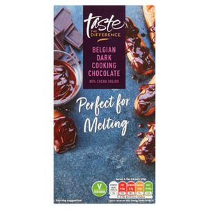 Sainsburys Taste The Difference Belgian Dark 85% Cocoa Cooking Chocolate