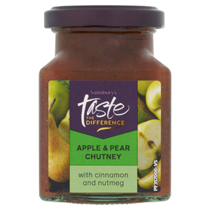 Sainsburys Taste the Difference Apple & Pear Chutney