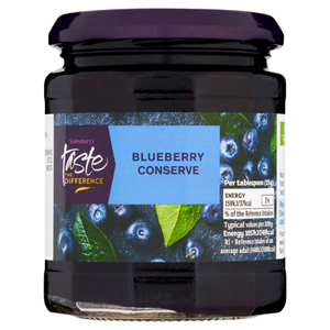 Sainsburys Taste the Difference Blueberry Conserve