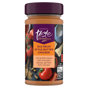 Sainsburys Taste the Difference Old Delhi Style Butter Curry Sauce