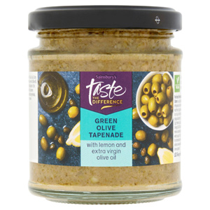 Sainsburys Taste the Difference Green Olive Tapenade with Lemon