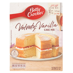 Betty Crocker Velvety Vanilla Cake Mix