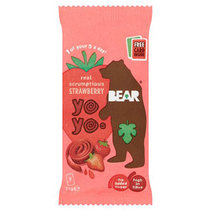 Bear Pure Fruit YoYos Strawberry