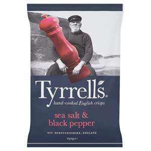 Tyrrells Crisps Sea Salt & Pepper
