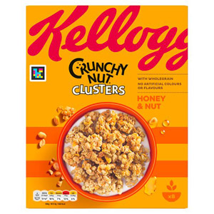 Kelloggs Crunchy Honey and Nut Clusters