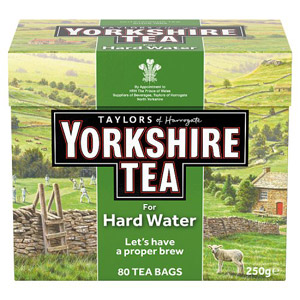 Yorkshire Hard Water Tea Bags 80s