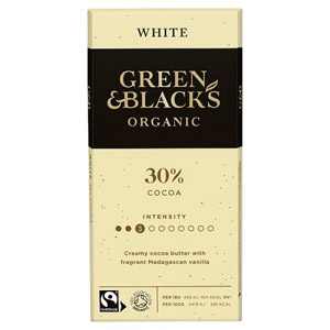 Green and Blacks Organic White Chocolate