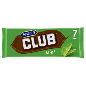 Mcvities Club Biscuits Mint 7 Pack