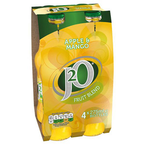 Britvic J2O Apple & Mango Fruit 4 x 275ml