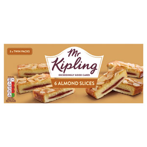 Mr Kipling Almond Slices 6 Pack