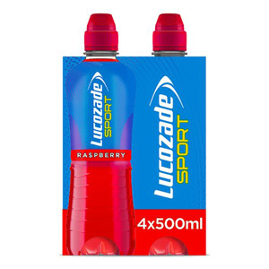 Lucozade Sport Raspberry 4 x 500ml